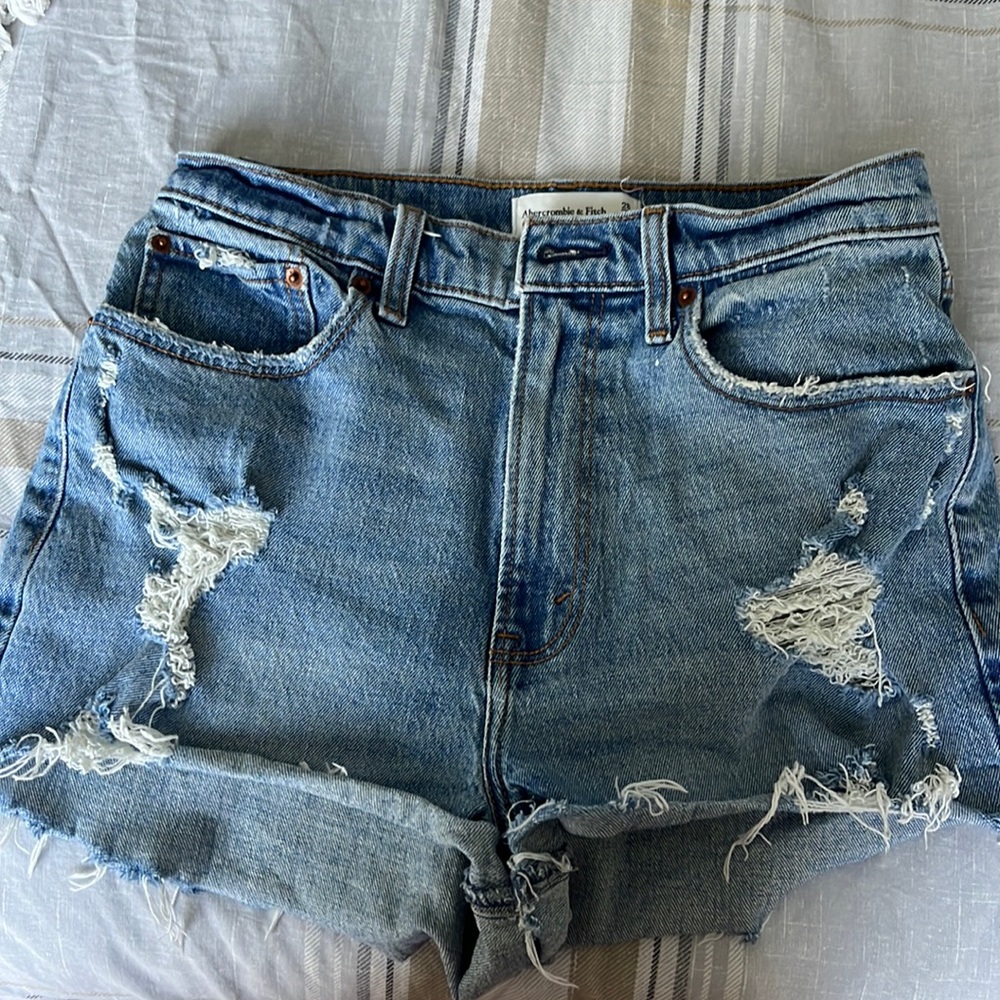 A&F jean shorts